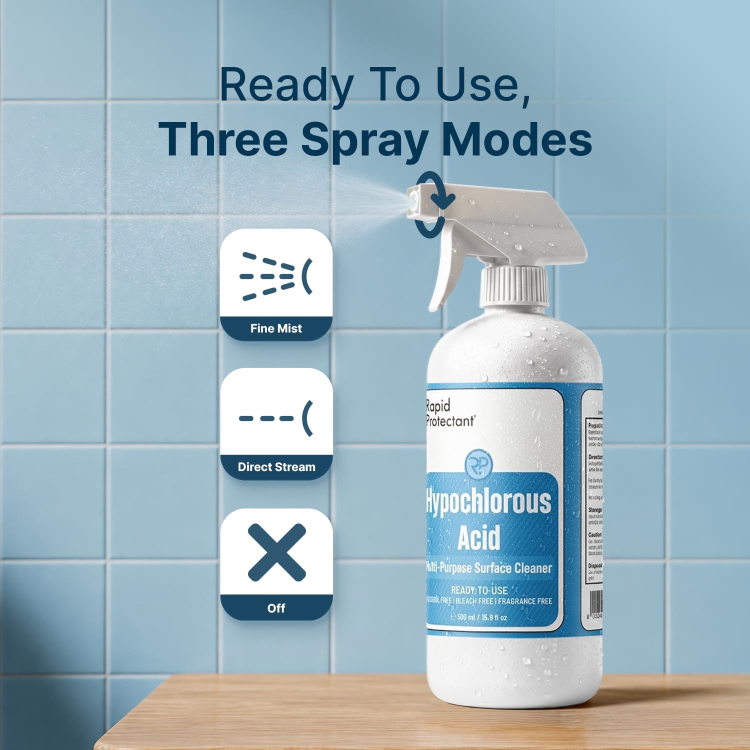 Hypochlorous Acid Spray For Cleaning Home Multi-Purpose Cleaner (17 fl oz)