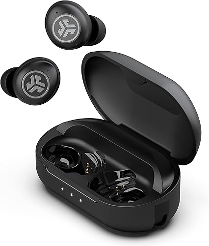 JLab JBuds Air Pro - Auriculares inalámbricos verdaderos, negro, multipunto Bluetooth, reproducción y pausa automática, conexión dual, resistencia