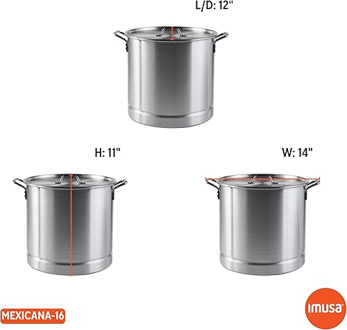 Vista 41 de IMUSA Vaporizador de aluminio 24qt