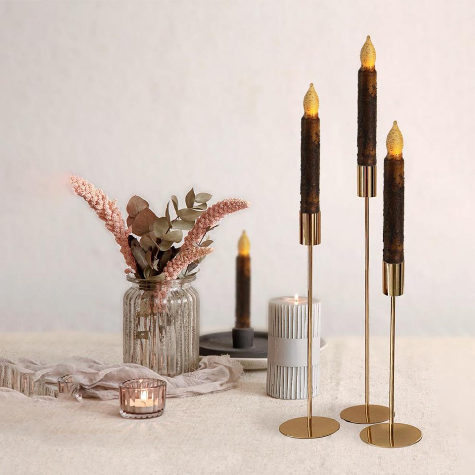 a batteria realistiche a batteria Candelieri luce con
