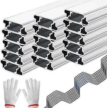 Amazon.com : Beeplove Spring Wire & Lock Channel - 10 Sets PVC Coated ...