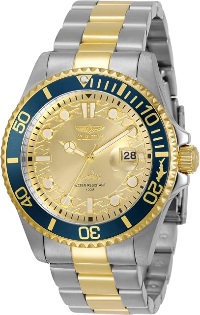 Invicta Pro Diver Męski zegarek kwarcowy ze stali nierdzewnej - 43 mm