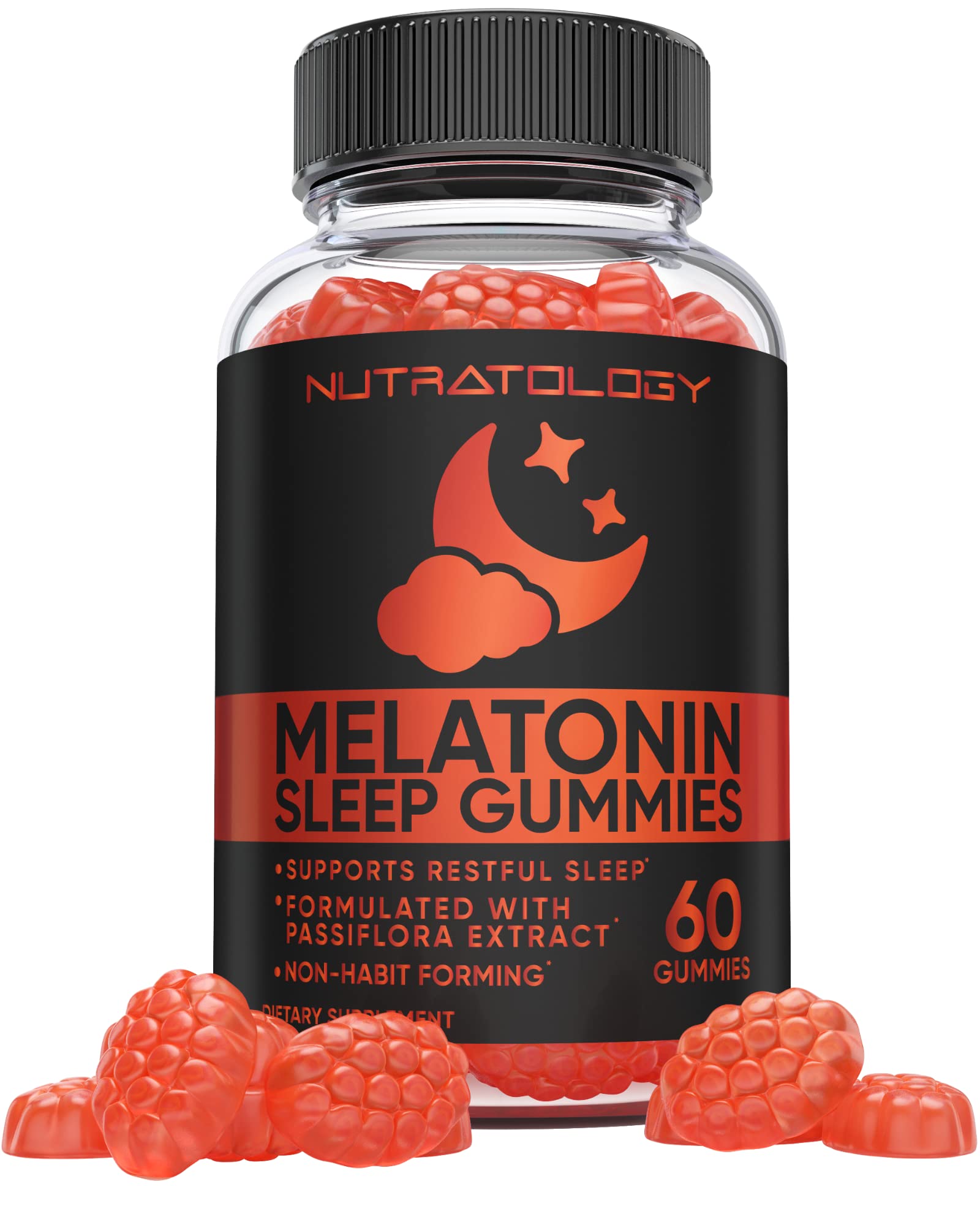 Melatonin Sleep Aid Gummies For Kids & Adults 1MG Melatonin Per Gummy