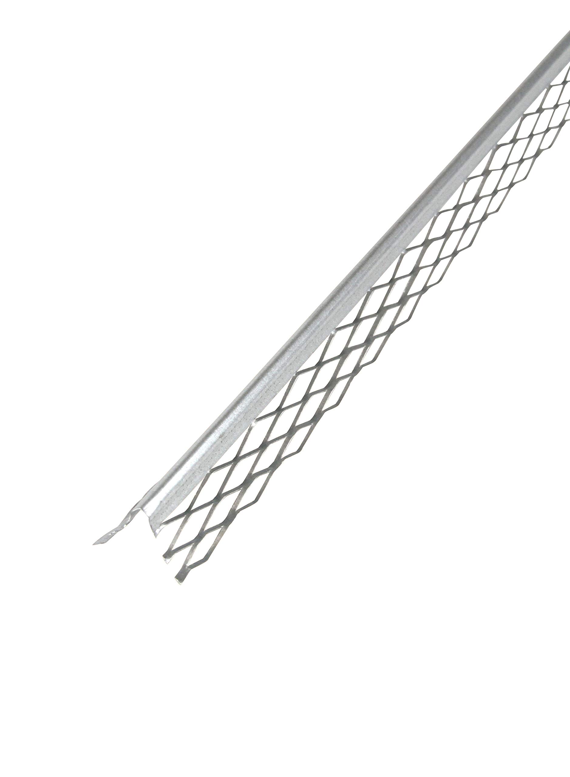 10 Stab Innenputzprofil 250 cm EDELSTAHL = 25 m Kantenprofil rostfrei Eckschutzschiene Kantenleiste Innenputz