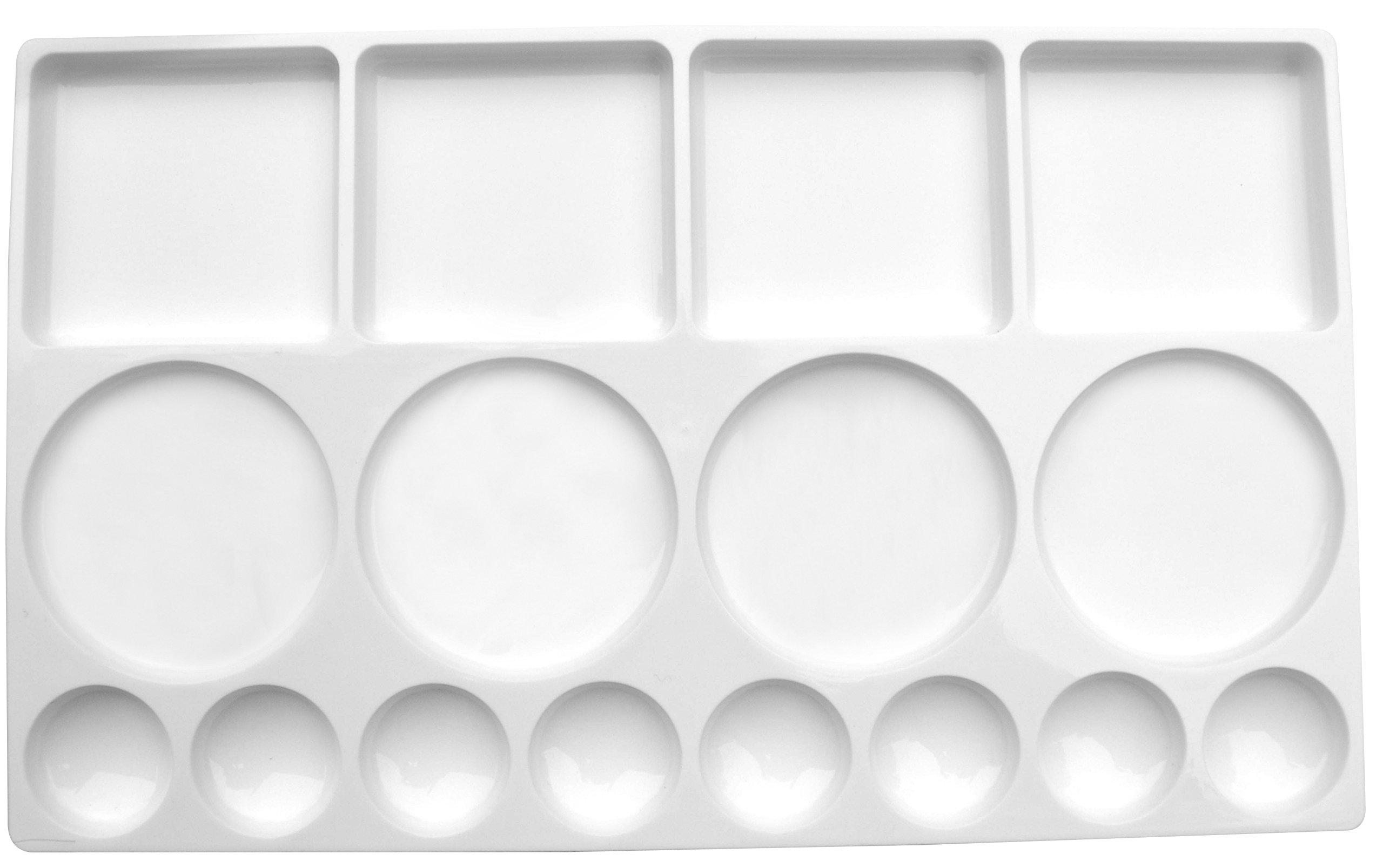 Asint Colour Mixing Painting Palette (11"X6") 16 Section