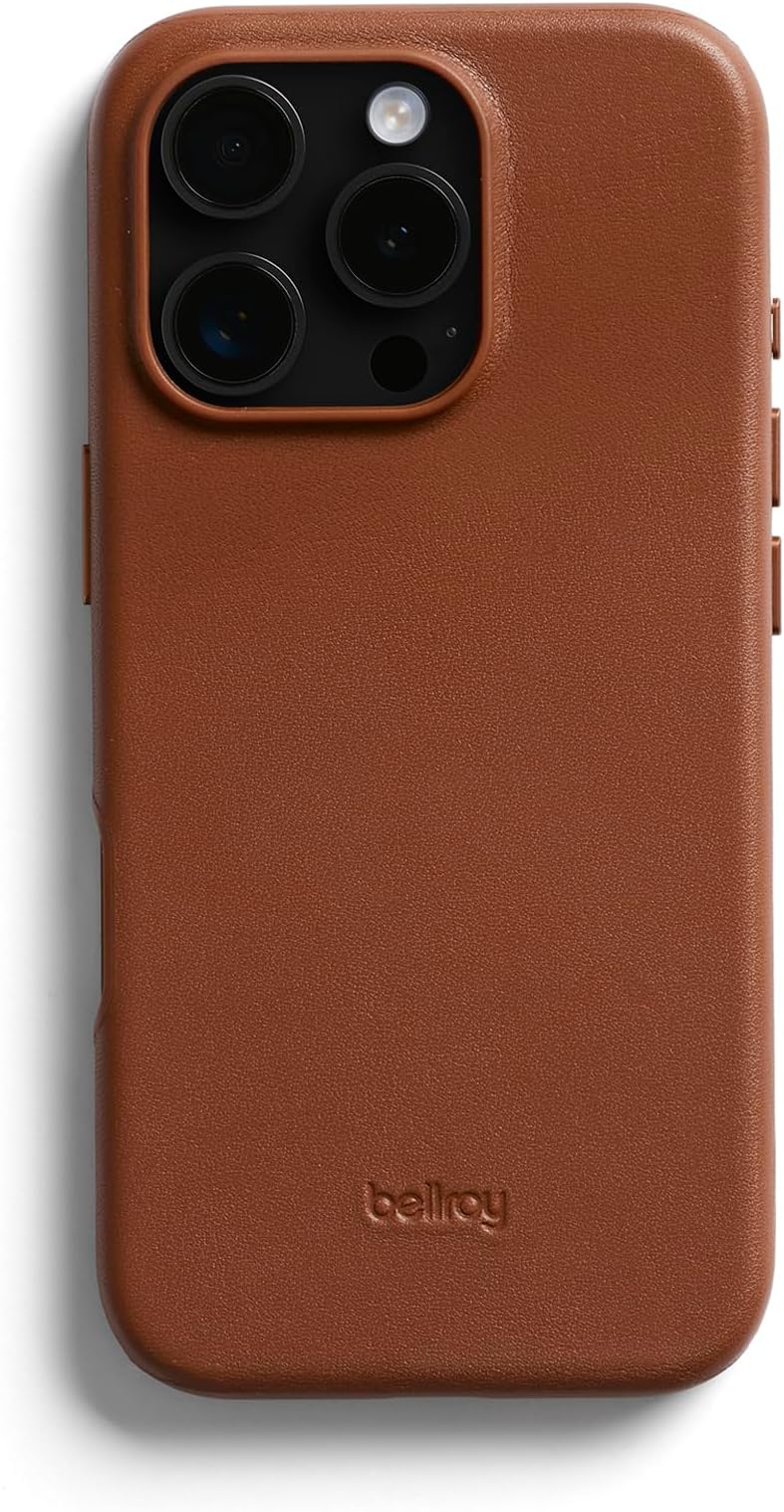 Bellroy Leather Case for iPhone 16 Pro Max - Sienna