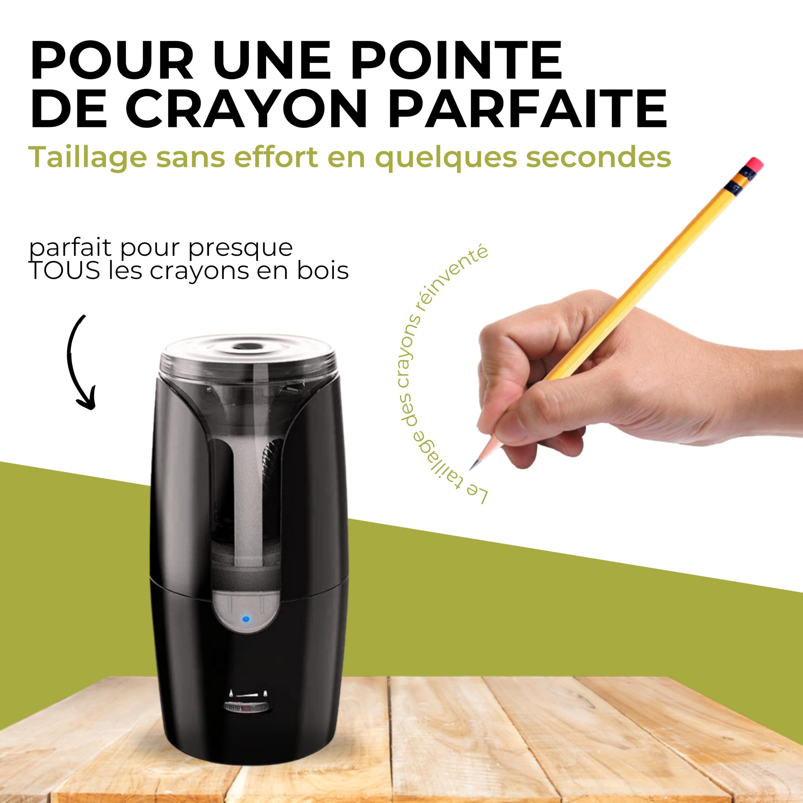 Notre taille crayon électrique et beau taille crayon automatique pour école