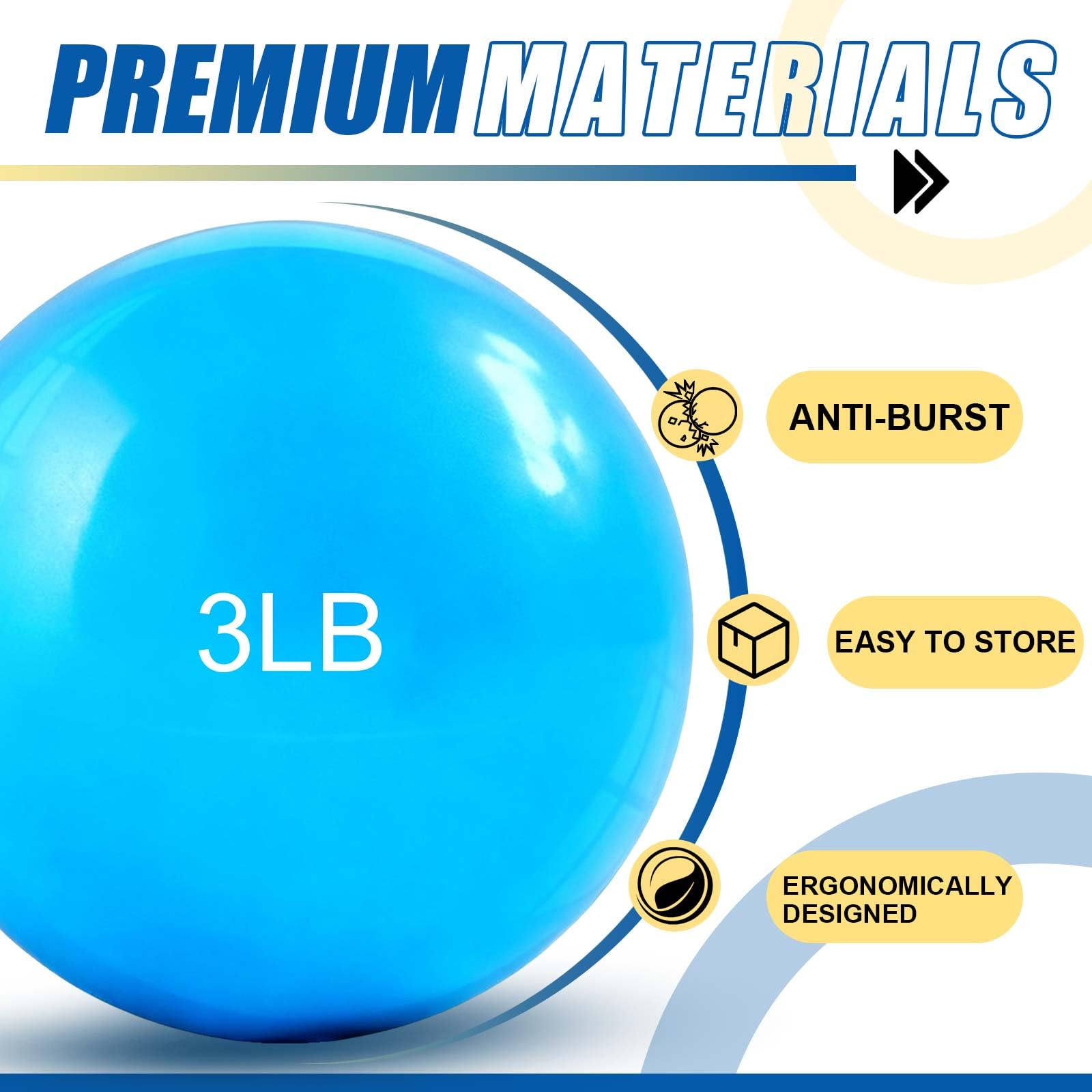 Weighted Balls for Exercise - Halloscume -3 Weighted Balls for Exercise - Halloscume -3