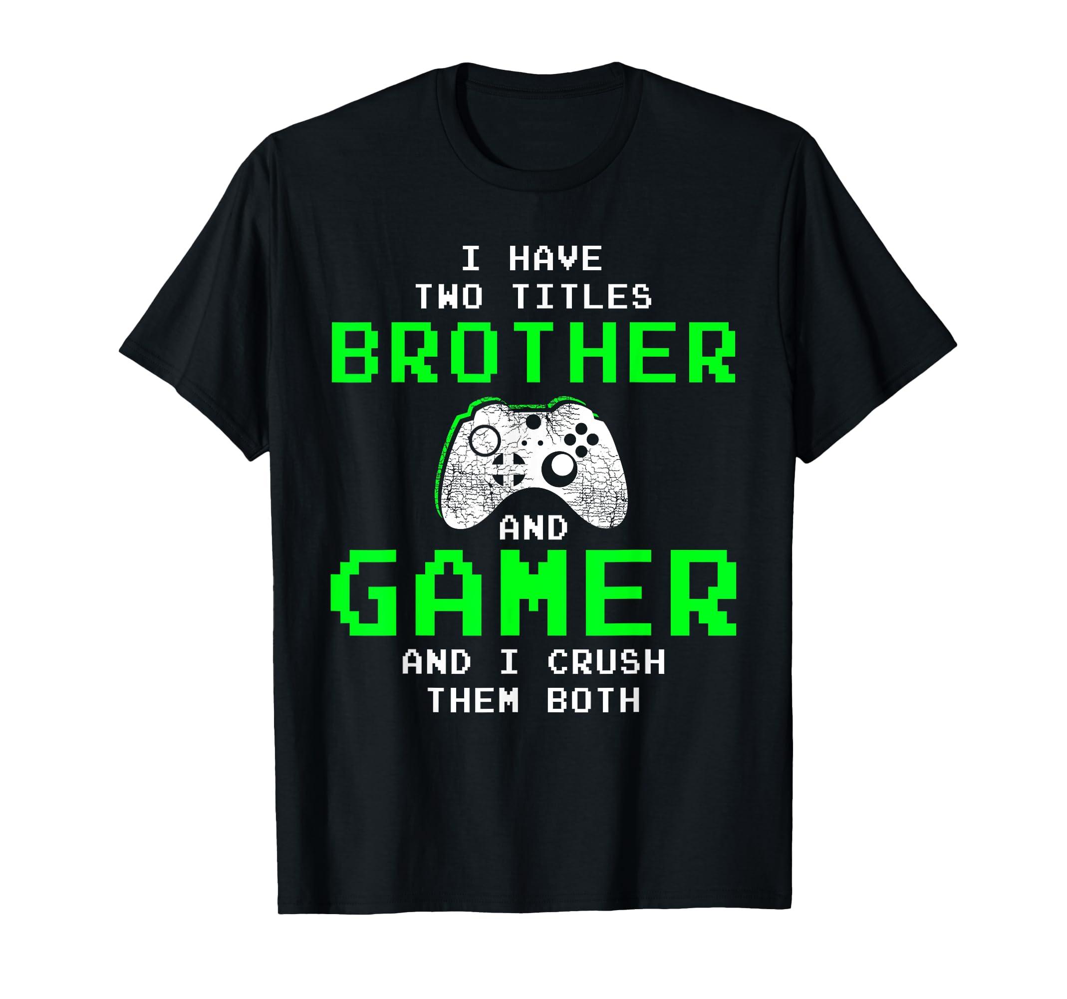 Funny Gaming Brothers Tee - Gamer Gifts for Teen Boys Short Sleeve T-Shirt