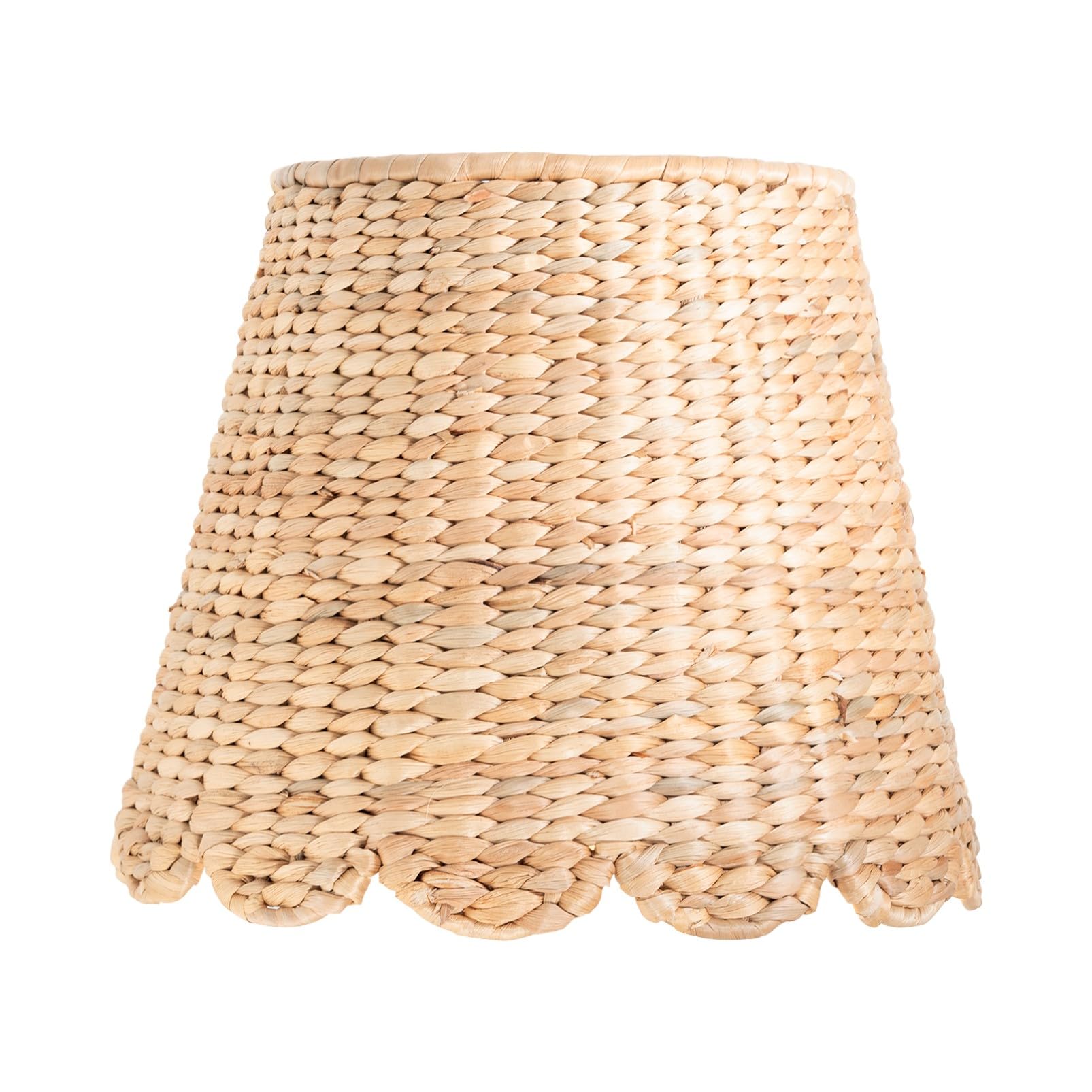 Zafferano, Poldina XXL Cover Giacinto d'Acqua, Intrecciata a Mano per Lampada da Tavolo, Paralume Compatibile con Lampade Poldina, Fatto a Mano, Ø31,5 x 27 cm