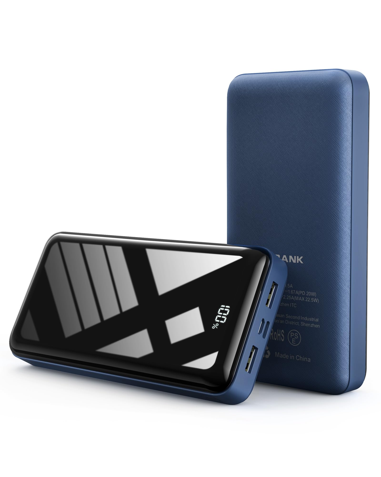 Power Bank 50000mAh 22.5W Fast Charging Portable Charger, USB C Quick Charge with 3 Outputs & 2 Inputs, LED Display, Huge Capacity External Cell Phone Battery Pack for iPhone, iPad, Camping