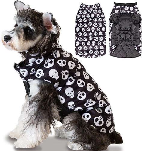 CuteBone Abrigo de invierno para perro, impermeable, resistente al viento, chaleco reversible para perro, grueso, ajustable, para clima frío, para disponible en Yaxa Peru