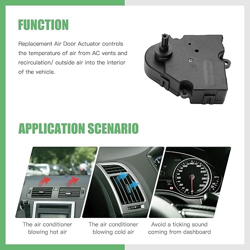 Miniatura 5 de SCITOO HVAC Heater Blend Door Actuator Replacement for Jeep for Cherokee 1998-2001,for Jeep for TJ 1999-2006,for Jeep for Wrangler 1999-2006