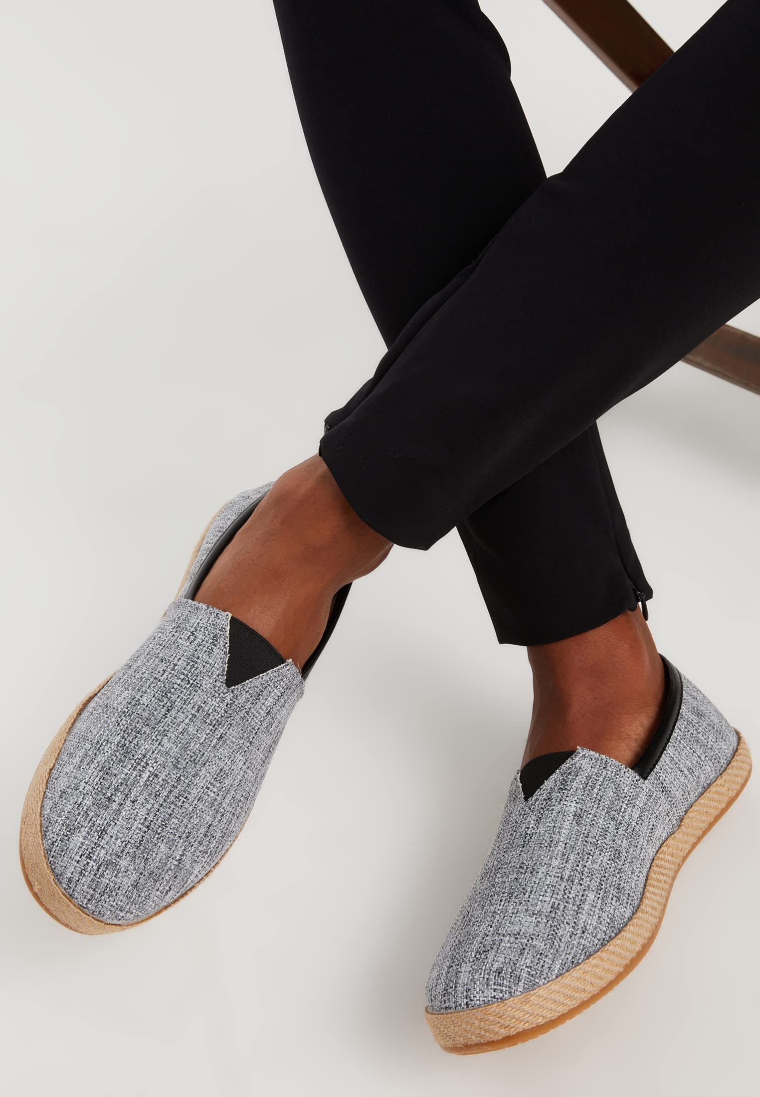 Leif Nelson Męskie espadryle, białe buty rekreacyjne, na lato, dla chłopców, buty typu sneakers