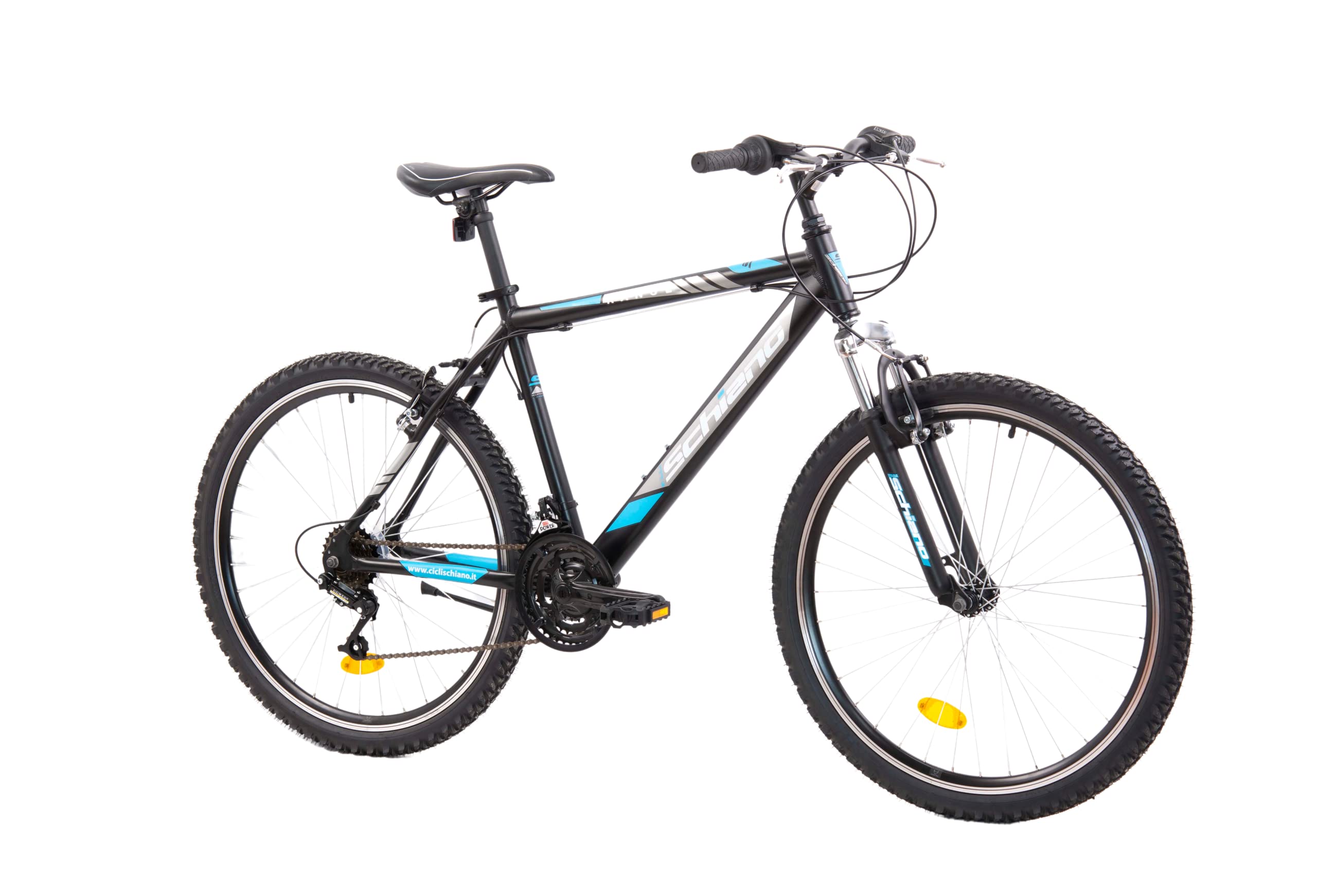 F.lli Schiano Range, Mountainbike Uomo, Nero e Blu, 26