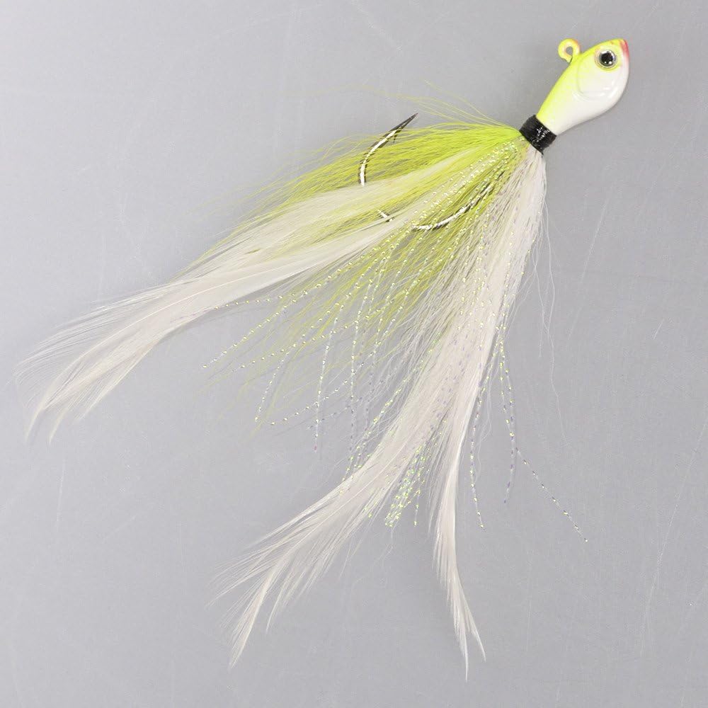 Jenko JBW034CS Big Wig 3/4 oz. Magnum Hair Jig Chartreus