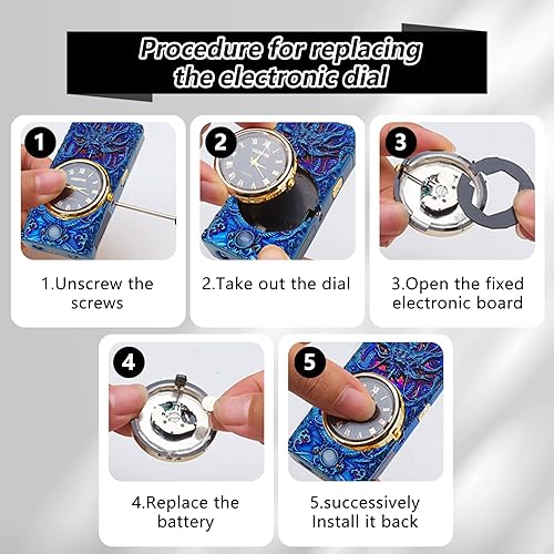 Miniatura 6 de TIKIUKI Encendedor multifunción con pantalla LED, encendedor de arco, resistente al viento, recargable por USB, encendedor de metal de lujo con