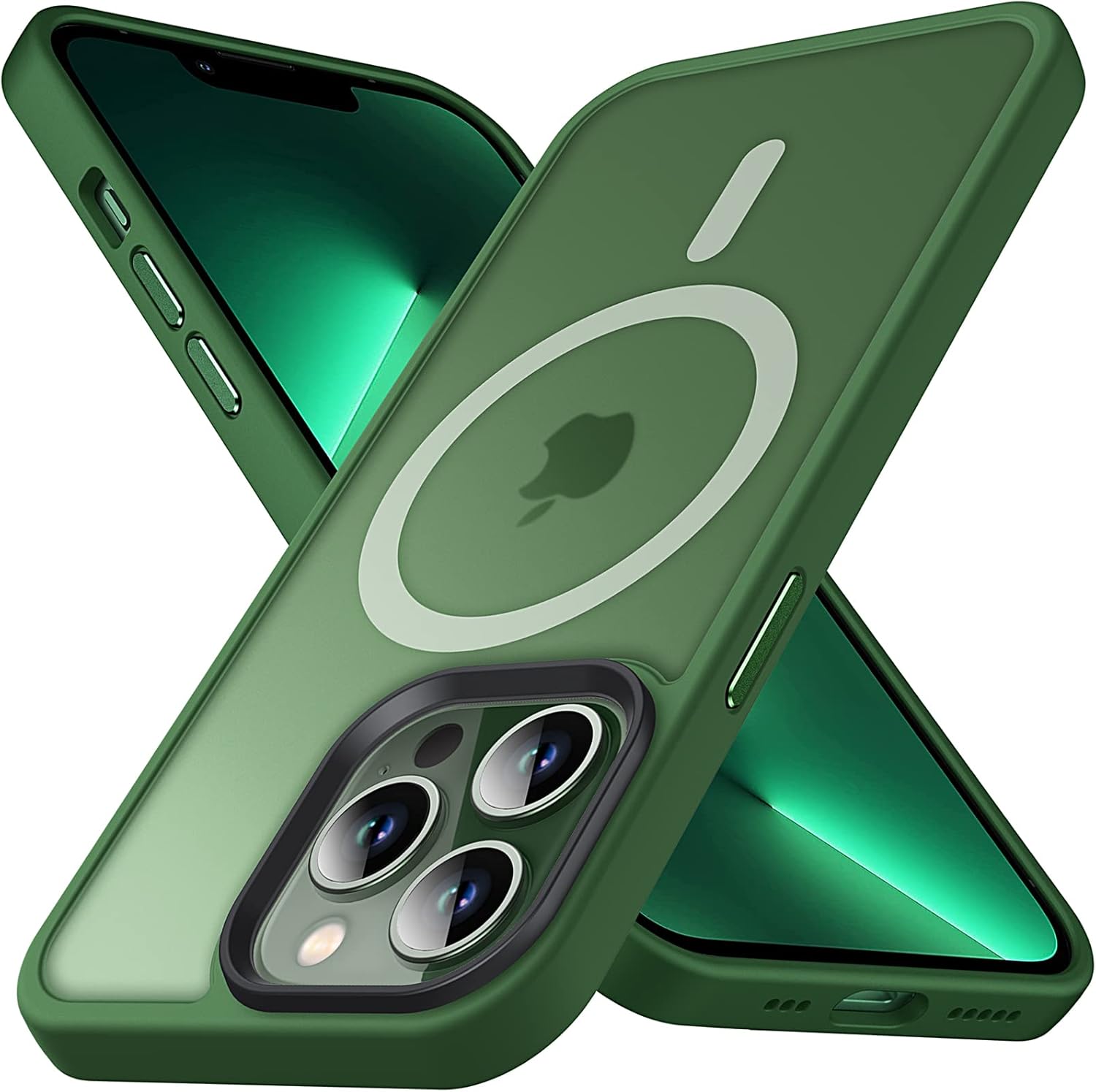 Anqrp Designed for iPhone 13 Pro Case, [Support Magsafe] Super Soft Silicone Slim Phone