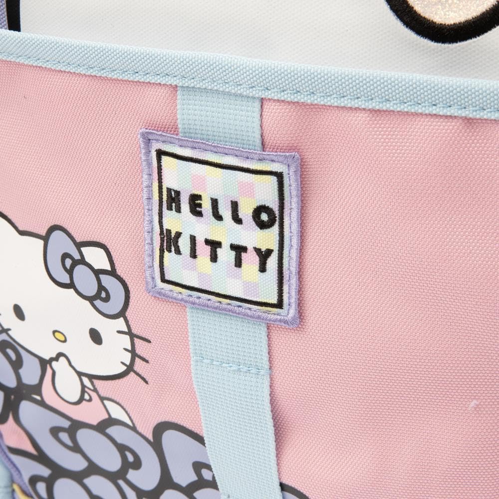 Giochi Preziosi Hello Kitty - Zaino, 3 Scomparti E Tasche Interne,Tasche Porta Borraccia, Schienale E Spallacci Imbottiti, Lt 24, Dim 32x44x19,Scuola Elementare E Medie