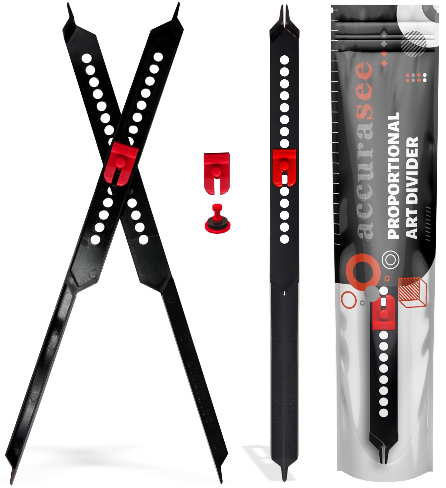 Artist 11 Inch Proportional Divider - Upgraded Drawing Supplies & Drafting Tools - Adjustable Caliper & Subject Dividers for Art Drawing Tools