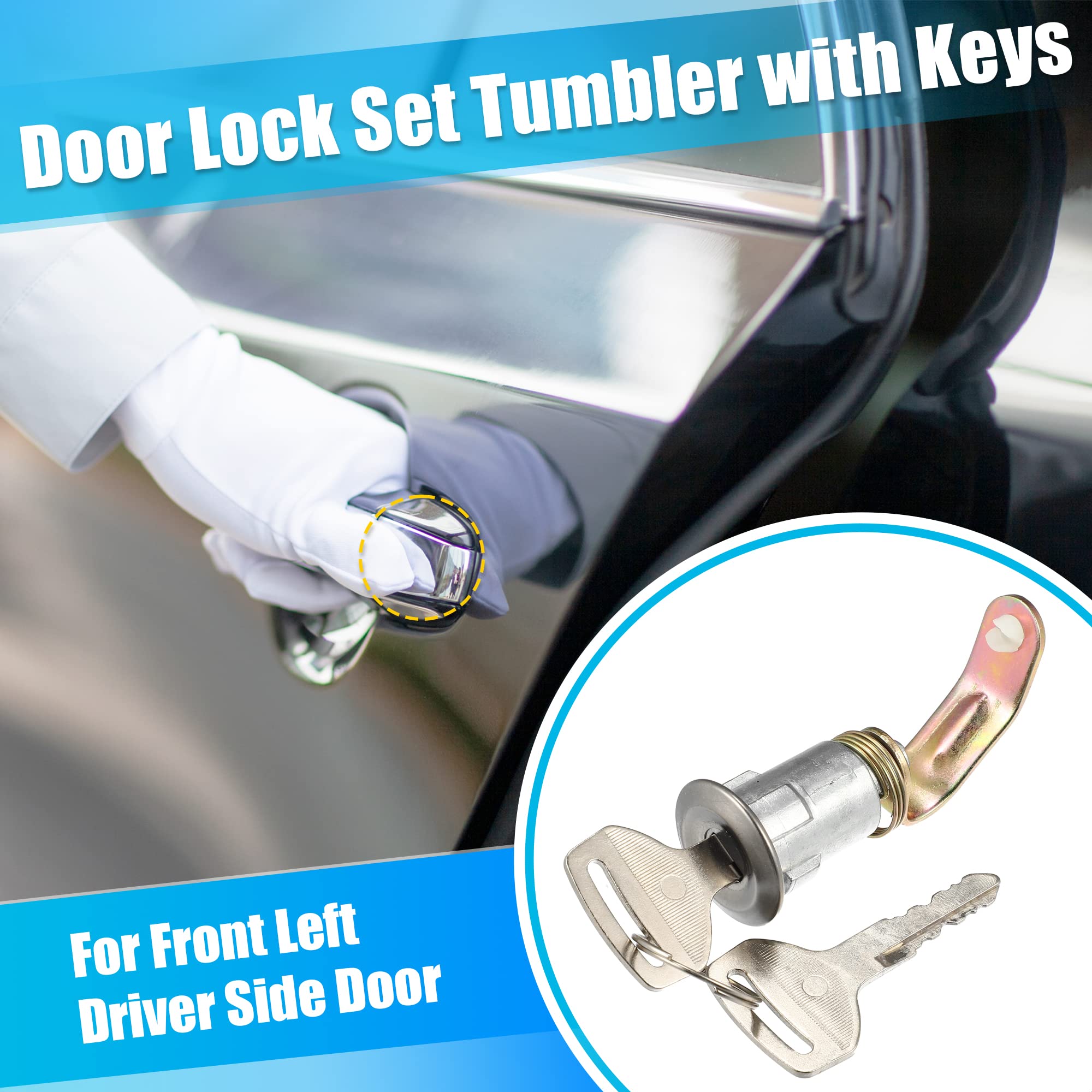 トヨタ CAR LOCK Amazon.com: X AUTOHAUX 1 Set Door Lock Cylinder with Keys for