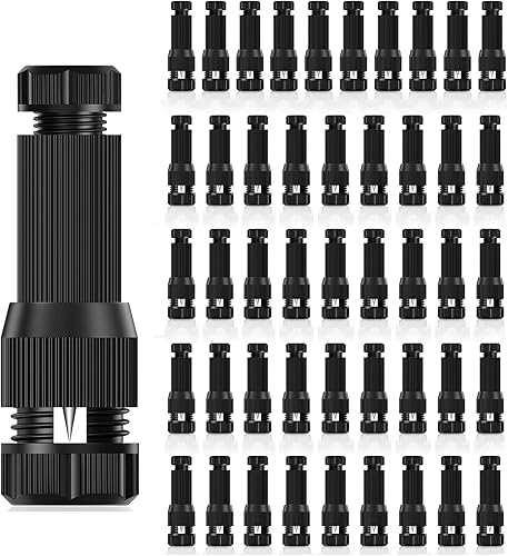 Miniatura 8 de Paquete de 22 conectores de cable de iluminación de paisaje de bajo voltaje, conector de cable de luz de paisaje de repuesto de bajo voltaje,