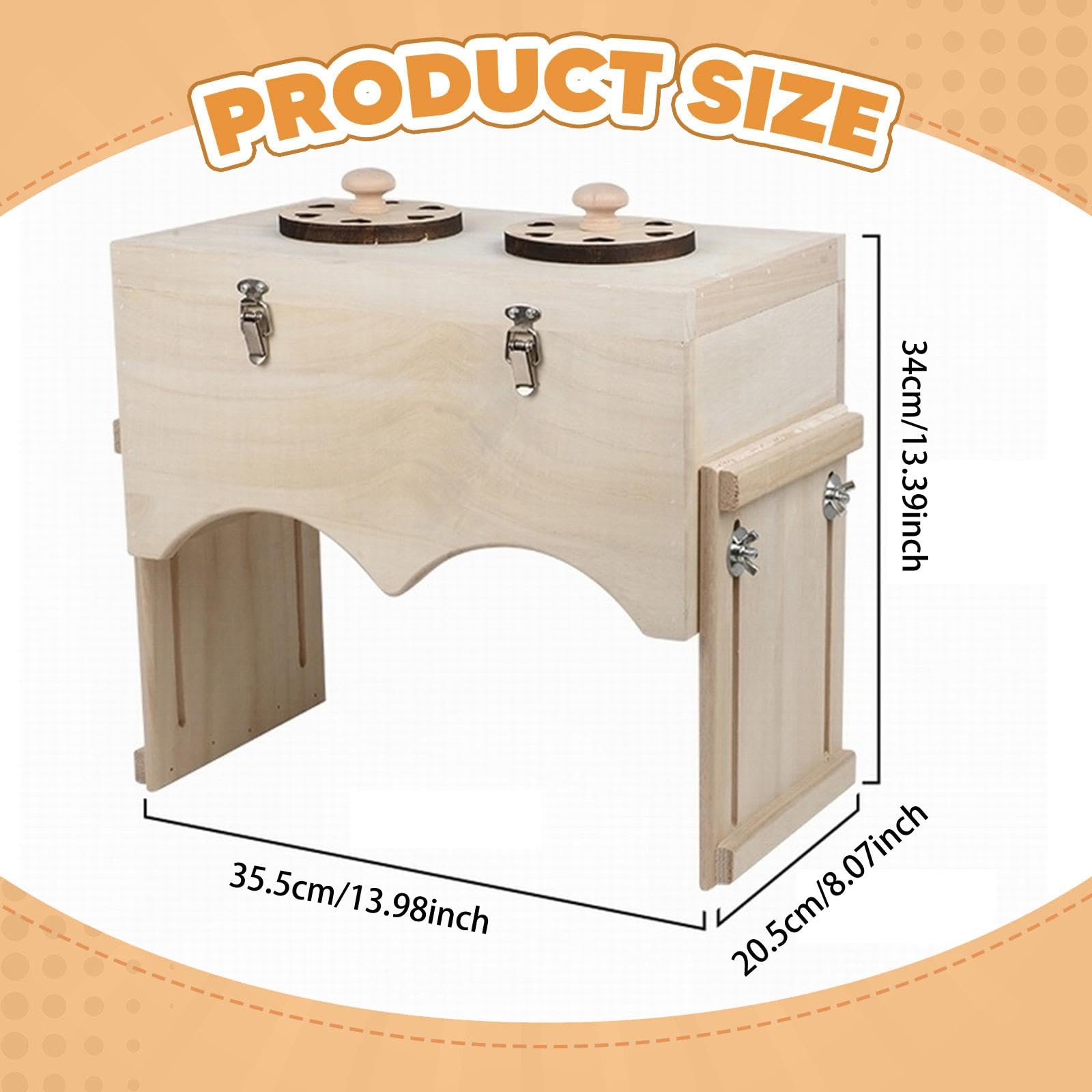 Amagogo Scatola per, bruciatore per, strumento per ustioni, regalo in legno per agopuntori, comodo ed ergonomico, strumento, L