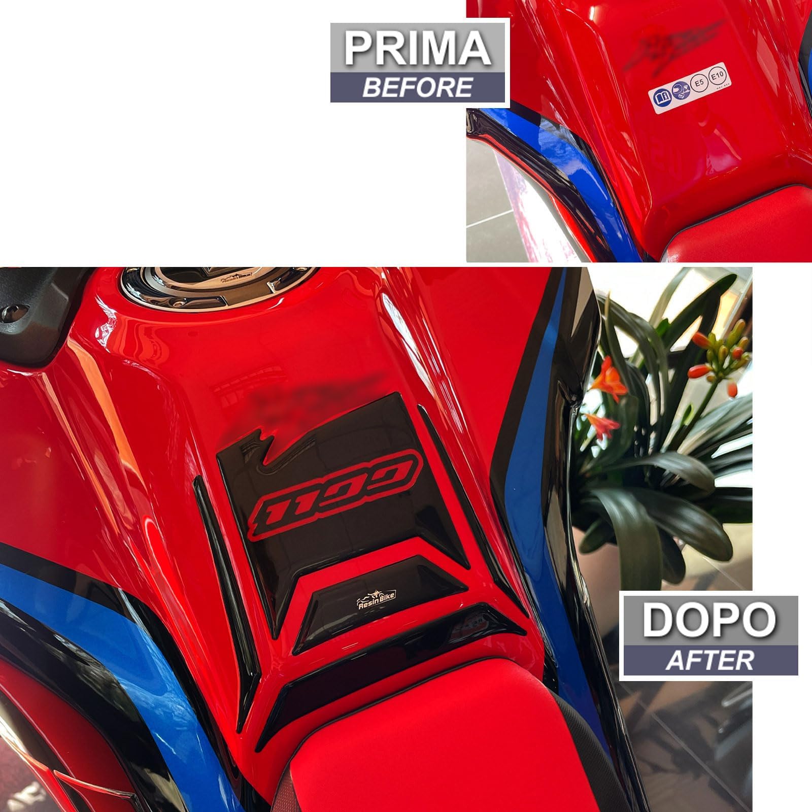 Autocollant 3D compatibles avec Honda Africa Twin Adventure Sports Garde-Boue