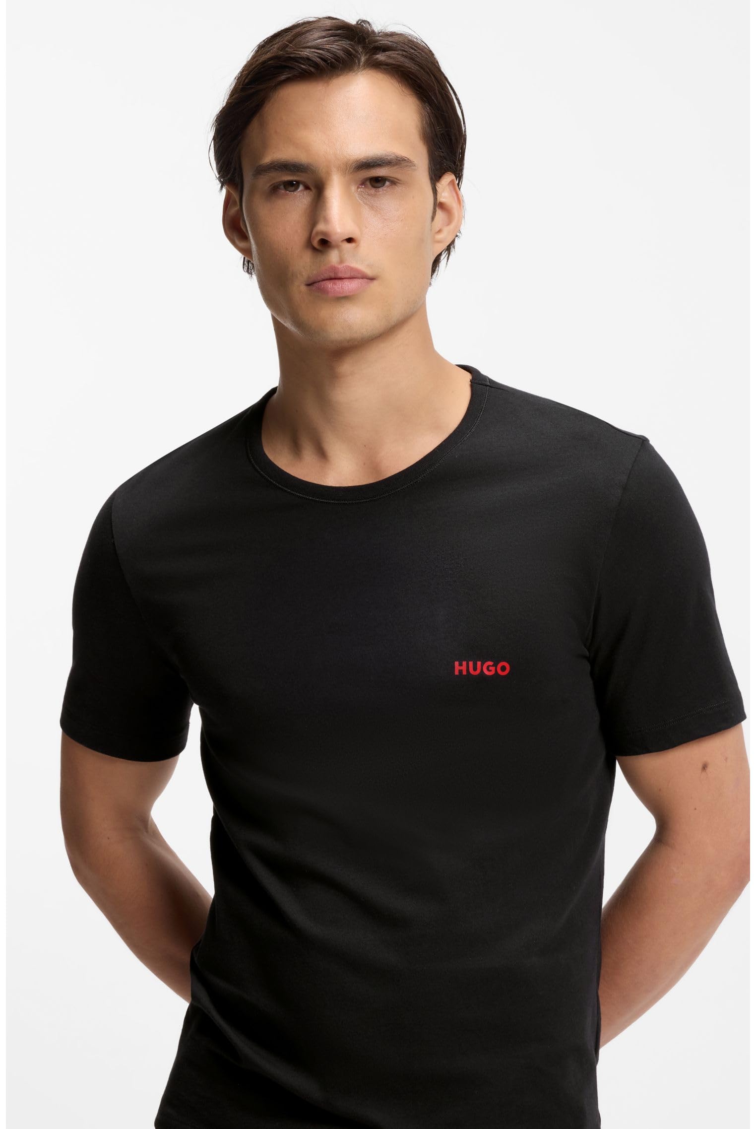 HUGO T-Shirt RN Triplet P Underwear (Pack de 3) para Hombre