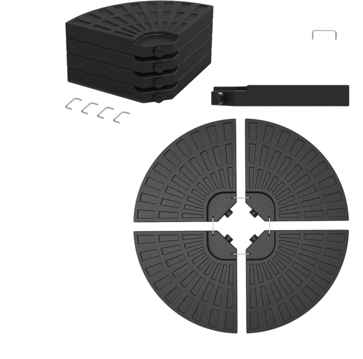 Pincho Sombrilla Terraza Exterior 300 cm – Parasol Excentrico con Manivela – Protección UV50+ – Sombrilla Basculante e Inclinable 360° – Resistente y Estable para Terraza