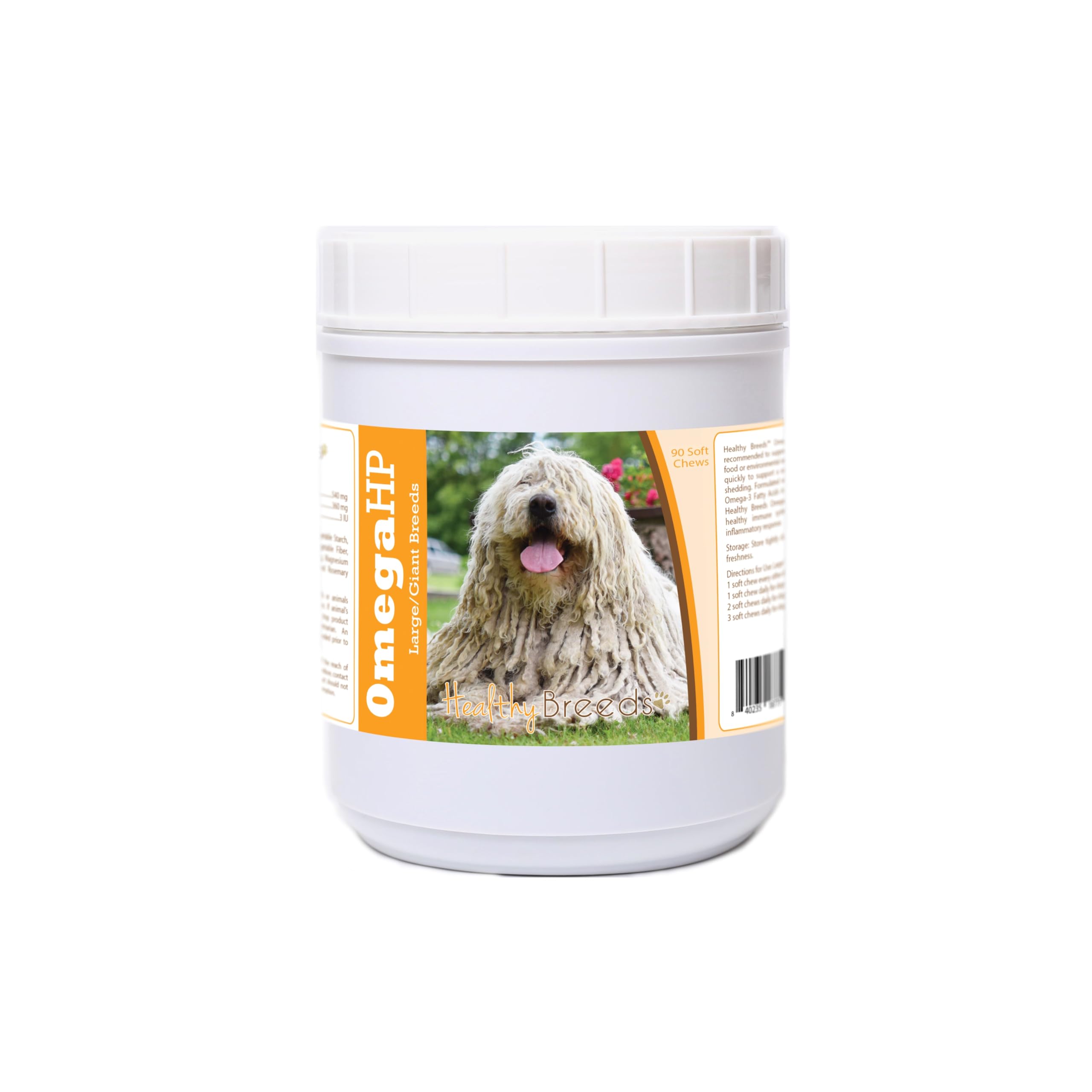 Healthy Breeds Kerry Blue Terrier Omega HP Fatty Acid Skin and Coat Support Soft Chews 90 Count