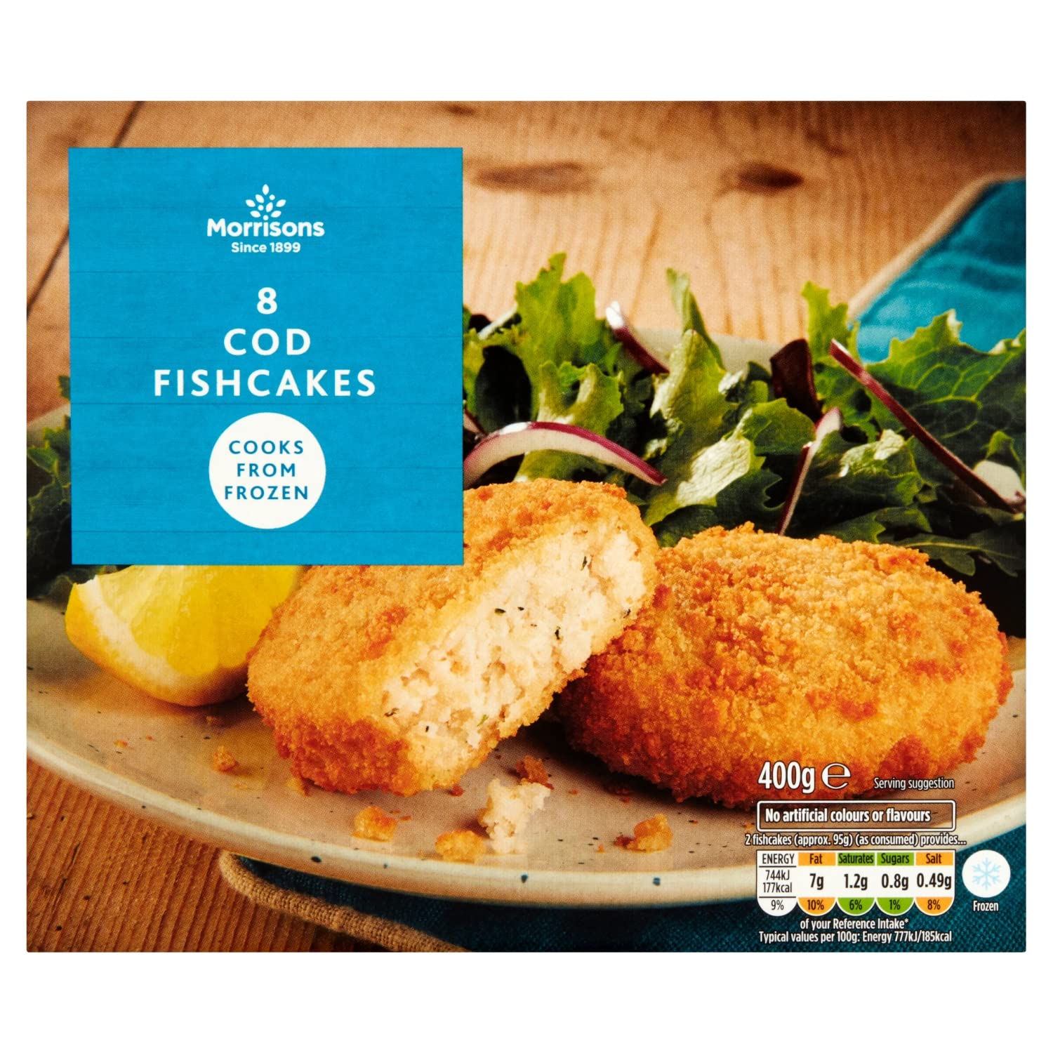 Buy Morrisons 8 Cod Fish Cakes, 400g (Frozen) Online at desertcartMalaysia