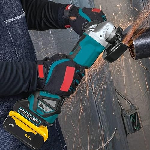 Miniatura 4 de Adaptador de batería DM18M con enchufe de carga USB y tipo C para Dewalt 20V y Milwaukee 18V M18 batería de litio convertir a batería Makita de 18 V