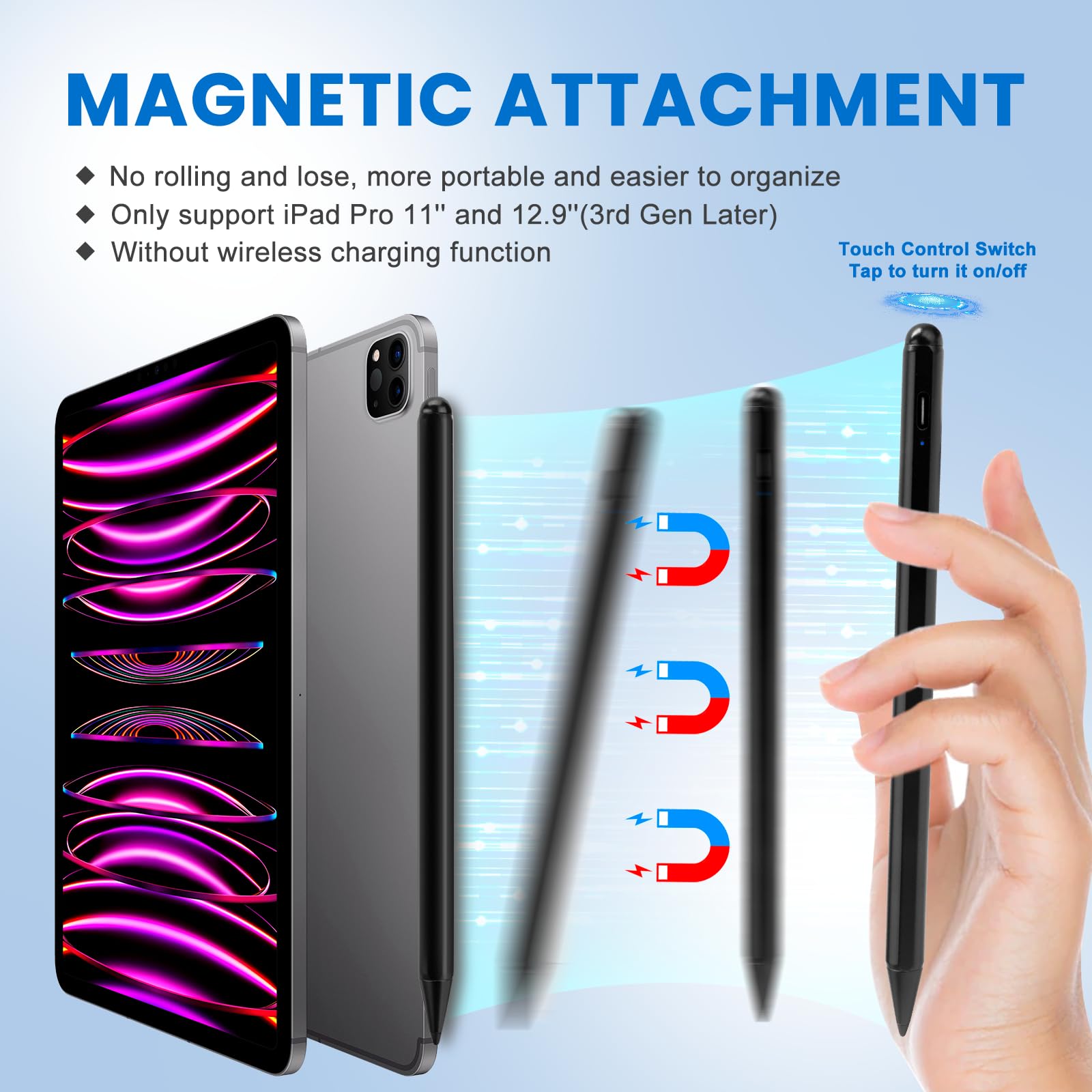 Amazon.com: iPad 6th/7th/8th/9th/10th Generation Stylus Pencil