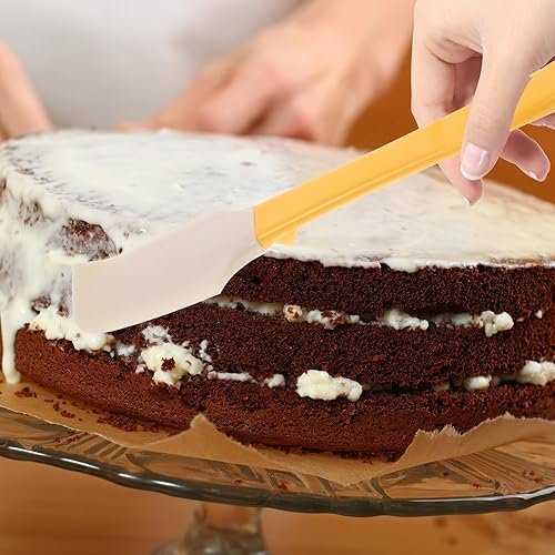 Miniatura 6 de Silicone Jar Scraper Spatulas 8pcs Small Flexible Silicone Scraper Spatula Set for Baking Cake Cream Jam Kitchen Utensils