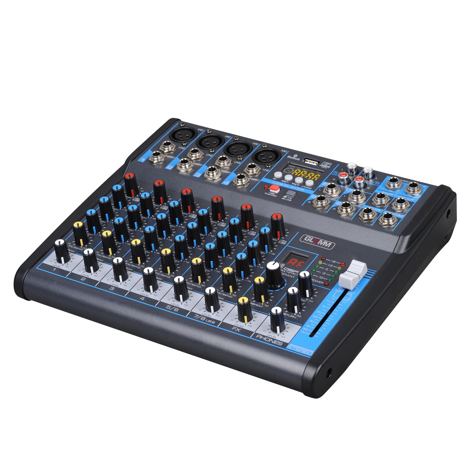 Karma MXP 08 Mixer Microfonico 8 Canali, Grigio Scuro