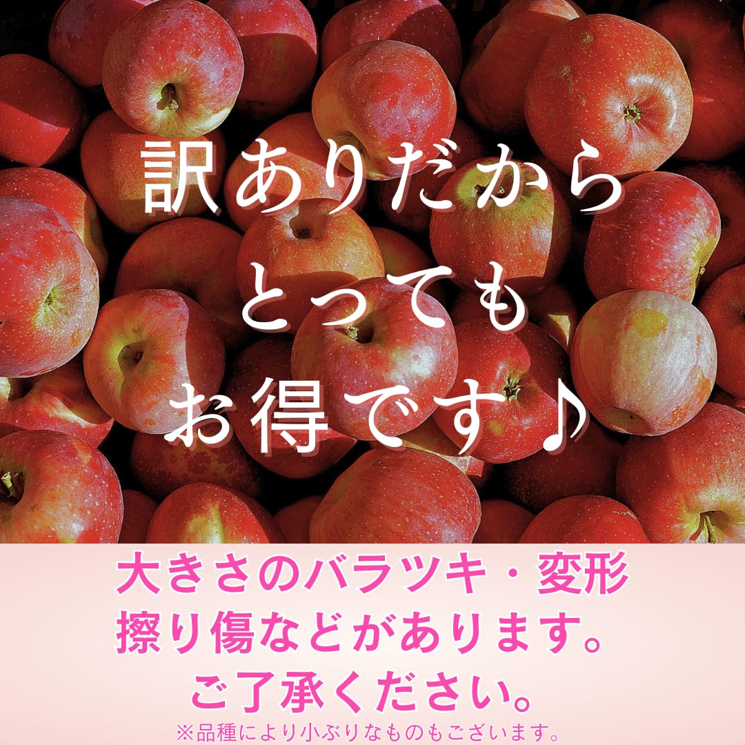 Amazon.co.jp: 【品種おまかせ・訳あり】 信州長野県産 りんご セット