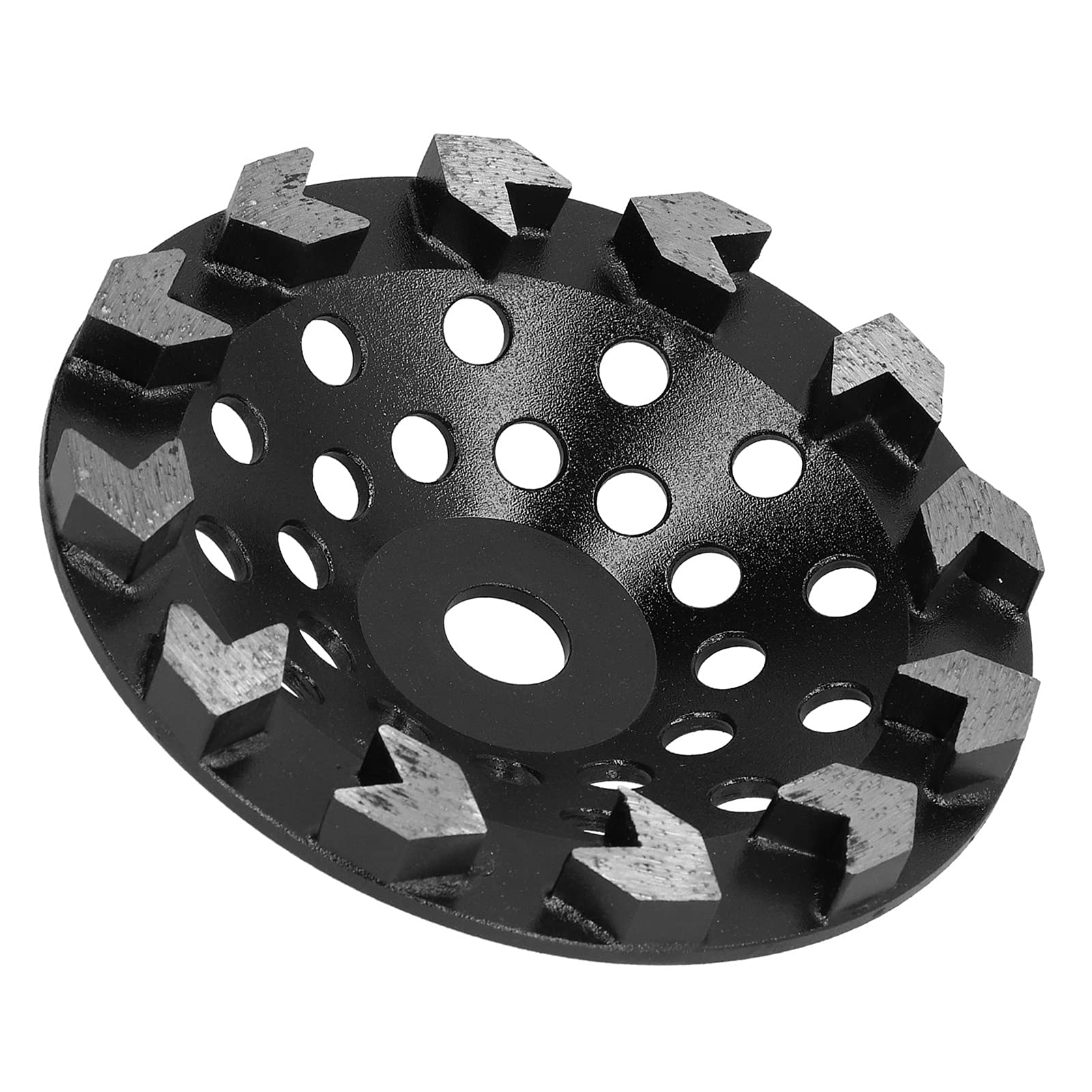 Taza de Muela Abrasiva de Diamante, 10 Dientes 180 Mm para Lijar Cemento de Piedra de Hormigón