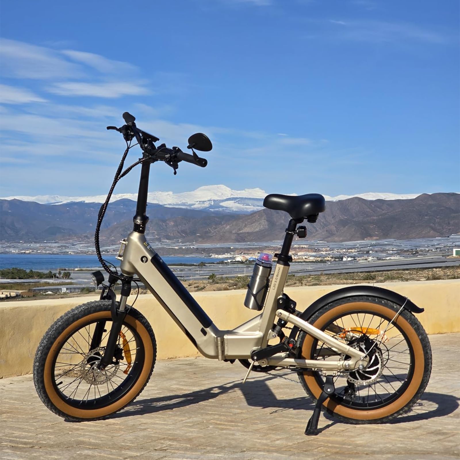 Pneu de Vélo 20x3.0 (76-406) - Pneu de VTT/VTC - Antidérapant, Résistant aux Punctures
