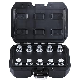 CCLIFE Wheel Lock Key Set 10 Pieces Compatible with BMW