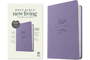 NLT Large Print Premium Value Thinline Bible, Filament Enabled