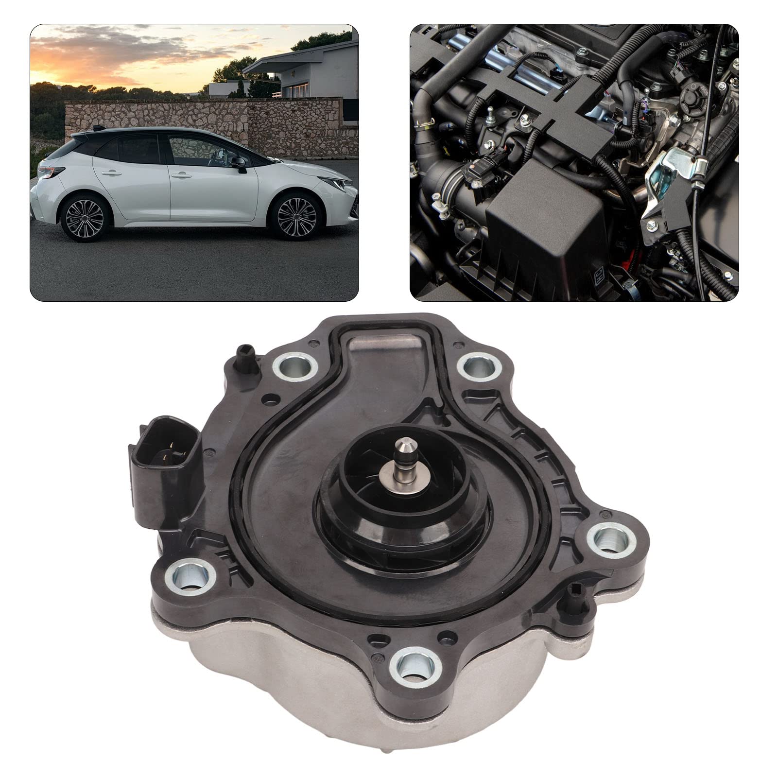 lyrlody Elektryczna Pompa Wodna Silnika, Metalowa Konstrukcja, Duża Moc, Wysoka wydajność Chłodzenia, Pasuje do 1.8L 2020-2021, 1.8L