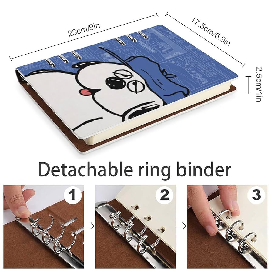 当時物　スヌーピー　バインダーノート　リフィル付き Amazon.co.jp: バインダーノート スヌーピー オラフ