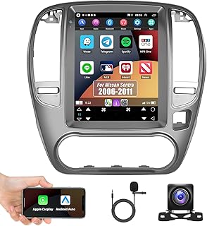 Android 11 Car Stereo for Nissan Sentra 2006-2011 with Apple Carplay and Android Auto,9.7" HD Touch Screen Car Radio with GPS Navigation,WiFi,Bluetooth,FM/RDS Radio,HiFi,SWC,Dual USB+Backup Camera