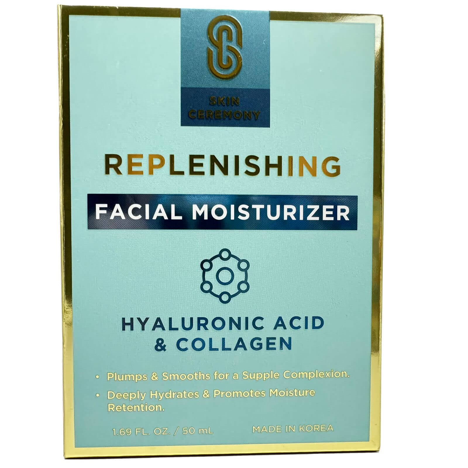 Sponsored Ad - Hyaluronic Acid Moisturizer with Collagen - Hydrating & Anti-Aging, Smooths Fine Lines & Wrinkles - Dermatologist Tested, Clean Beauty, Korean Skin Care - 1.69 FL.OZ.