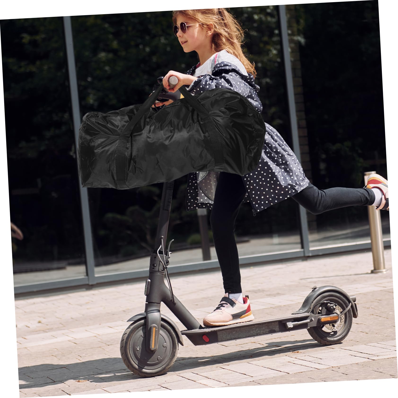 TOYANDONA Sacoche pour Guidon de Trottinette Électrique de Rangement Portable pour Accessoires de Skateboard de Transport pour Outils de Trottinette