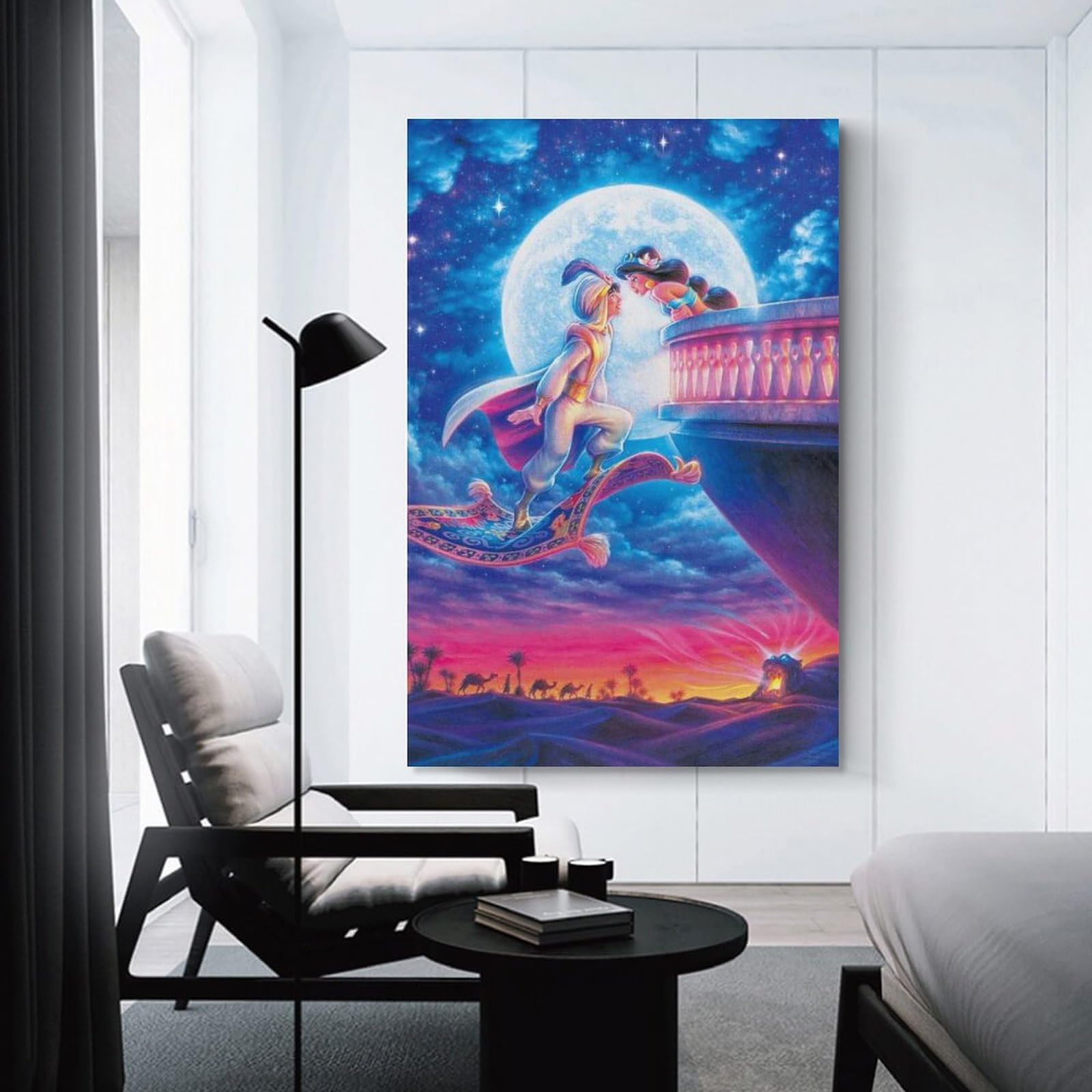 Amazon.co.jp: アラジン Aladdin 定番アニメ映画 ポスター (1) アート