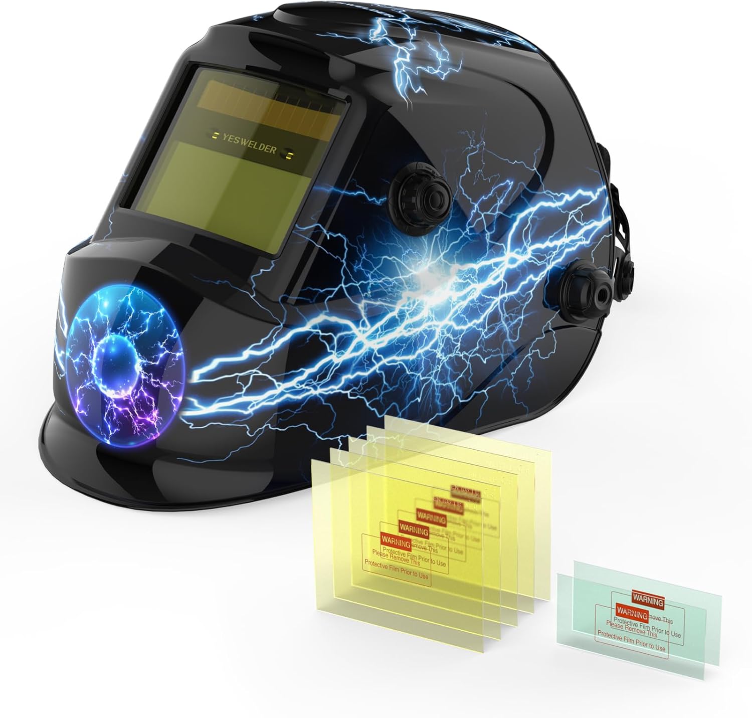 YESWELDER True Color Auto Darkening Welding Helmet & Blue Light Blocking Replacement Lens