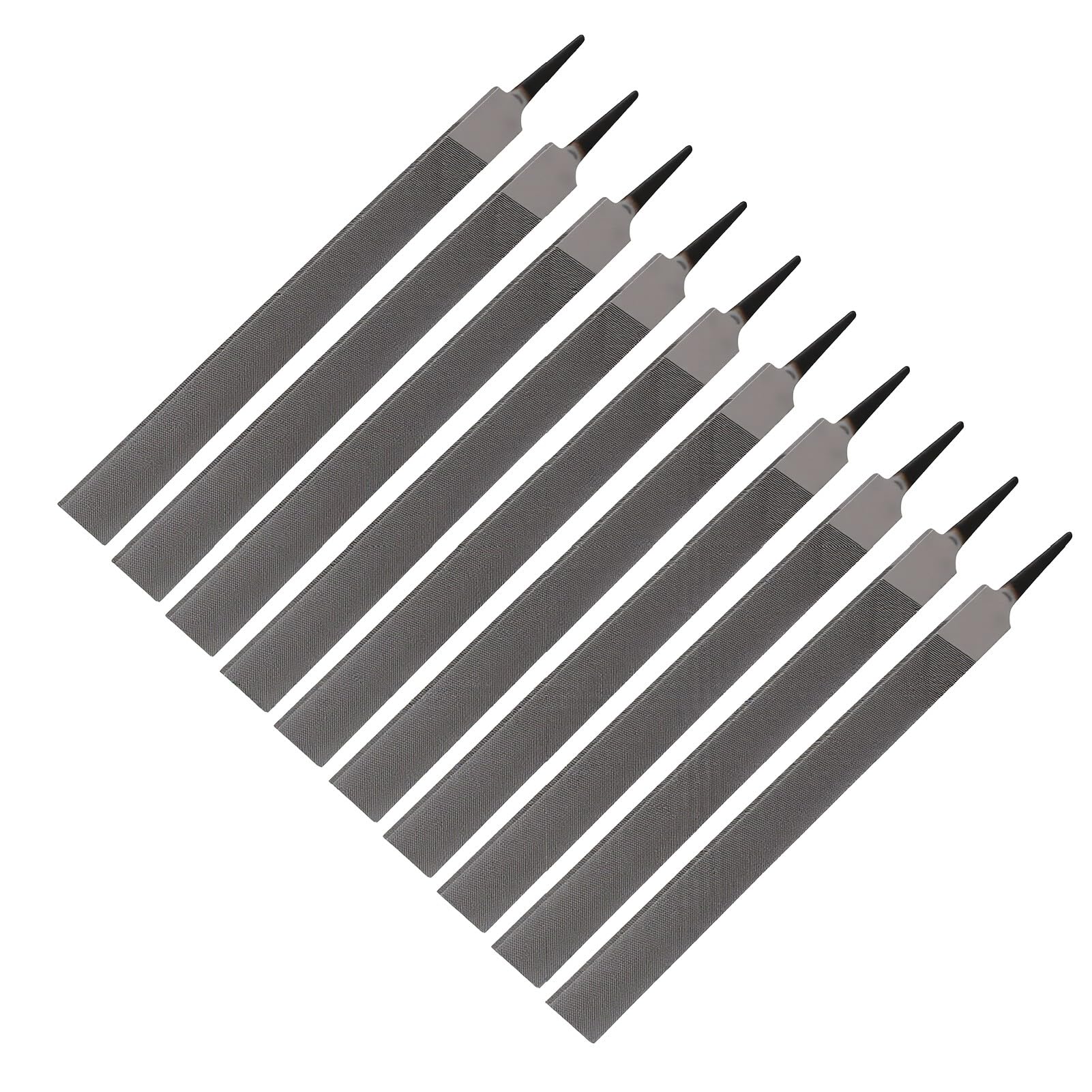 Garosa Lima Bastarda Piatta a Doppio Taglio da 10" per Modellare il Legno Metallico (medio 10PCS)