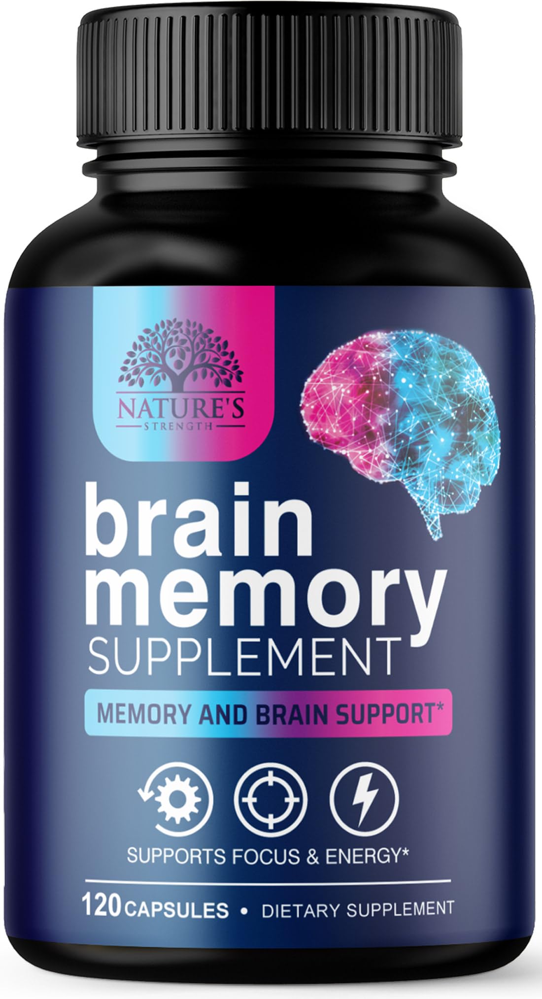 Nature's Strength Brain Memory Supplement